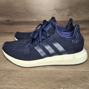 Adidas Swift Run Mens Shoes Sneakers Size 9.5 Blue White AC7165 Athletic